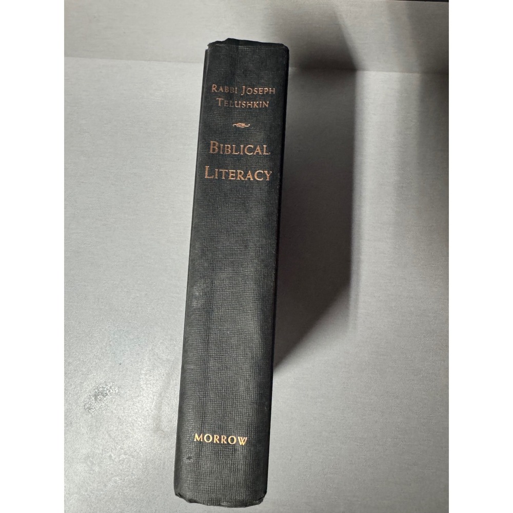 Biblical Literacy Rabbi Joseph Telushkin Hardcover Hebrew Bible History Morrow